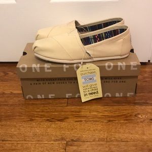 !!New!! Natural canvas toms